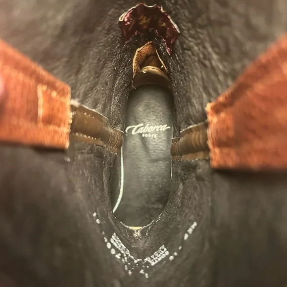 Caborca women's embroidered western style boots - Picture 4 of 5